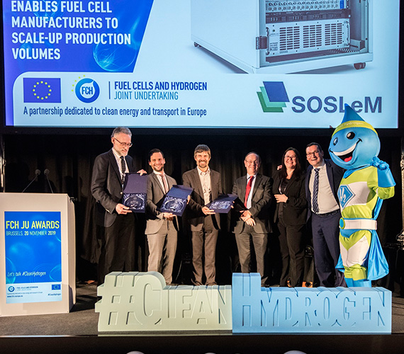 FCH JU Awards 2019 – Europäischer Innovationspreis für bahnbrechende Projektarbeit „SOSLeM“